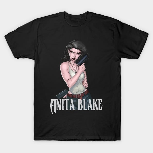 anita blake hunter T-Shirt by Nashida Said